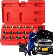 Spark Plug Thread Repair Kit, Spark Plug Thread Tapping Screws for Sedan, Truck, SUV, Small Car, RV, Tapping Tools for Threaded Inserts, Automotive Thread Repair Kit for Spark Plug Threads