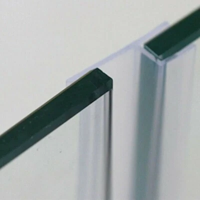 2M Waterproof H Shape Bath Shower Screen Door Seal Strip For Glass Sealing Strip