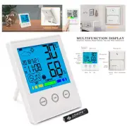 Digital Hygrometer Thermometer Temperature Humidity Monitor Alarm Clock Sensor..