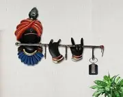 Krishna Playing Diamond Studded Basuri Key Holder for Home Decor Key holder AU