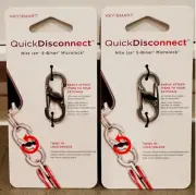 2 pack- Nite Ize KeySmart Quick Disconnect S-Biner Microlock