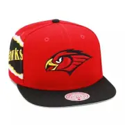 MENS MITCHELL & NESS NBA JUMBOTRON SNAPBACK HWC HAWKS - RED-BLACK