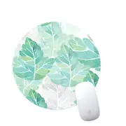 22Cm Green Sunflower Pattern Mouse Pad Mouse Pads & Wrist Rests