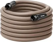 Flexzilla Colors Garden Hose 5/8 in. x 75 ft., Lightweight All-Weather Water Hose, Durable and Flexible, Leak-Free Connections, Brown Mulch