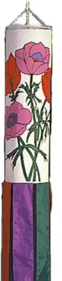60" Anemone Screen Printed Windsock from Funwithwind #01235