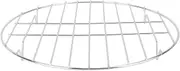 Kichvoe Stainless Steel Meat Net Grilling Rack 28cm Round Baking Roasting Rack for BBQ Fish Pizza Vegetables Dishwasher Safe