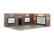 Wooden model car garage 1:43 scale Auto service Size 1/43 Diecast cars display