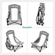 Beach Folding Chair Camping Portable Outdoor Lawn Beach Patio Mesh Back Lounger