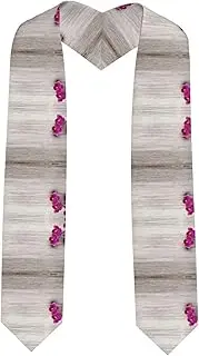 [EdWal] Orchid print Graduation Stole and Sash Class for Unisex Adult Honor Stole Honor Stole of 2025