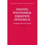 SOLVING POLYNOMIAL EQUATION SYSTEMS