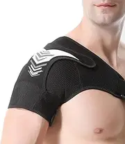 Shoulder Support Brace, Shoulder Compression Sleeve, Adjustable Shoulder Brace, Shoulder Strap Pad, Arm Bracelet Upper Arm, Breathable Design For Women, Men For Everyday Activities
