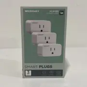 Merkury Smart Wi-Fi Plugs, 3 Pack, available on IOS and Android.