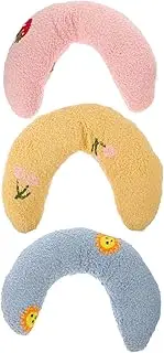 SUPVOX 3pcs -Shaped Pillow Neck Protection Little Pillow Little Pillow for Cats Pet Neck Pillow Indoor Cat Pillows Cat Neck Pillow Dog Pillows Dog Toys Sleeping Pillow for Dog