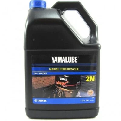 Yamaha Gallon 2-Stroke Semi-Synthetic Outboard Engine Oil #LUB-2STRK-M1-04