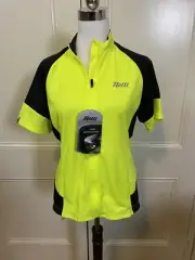 Netti Ladies Size 12 Hi Vis Cruze Plus Cycling Jersey Top Brand New With Tags