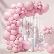 140pcs Pink Balloon Arch Kit Pastel Balloons of Different Sizes Pack of 18 12...
