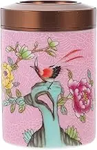 STOBOK Slim Tea Ceramic Tea Moisture-Proof Tea Canister Tea Sachets for Loose Tea Sealed Storage Jars Tinplate Can Chinese Food Containers Jam Storage Bucket Pink Nail Metal Travel