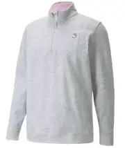 PUMA MENS ARNOLD PALMER CLOUDSPUN UPF 50 1/4 ZIP PERFORMANCE JACKET LARGE $130