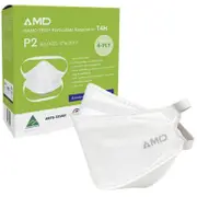 AMD P2 Nano-Tech 4-Layer Particulate Respirator Face Mask Headbands (50/Pack)