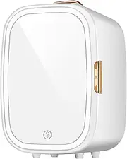 20 L Beauty Fridge Mini Fridge Skincare Fridge Portable Refrigerator Food Heater & Beverage Cooler Thermoelectric Cooler and Warmer for Bedroom, Cosmetics, Medications, Home and Travel AC/DC