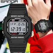 SANDA style Digital Watch Men Luxury Brand Military Watch Fashion Men Sport Watch Alarm Stopwatch Clock Male Wrist Watch