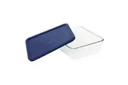 Pyrex Simply Store 3 Cup Rectangle Container with Blue Lid