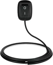 DC 12V Universal Car Switch Toggle Switches 60cm No-Punching Rocker Switch for Fog Ring Drive Lights Neon Light