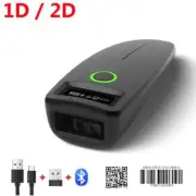 Mini Barcode Scanner Reader USB Wired/Bluetooth/ 2.4G Wireless 1D 2D Scanner QR