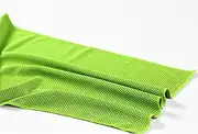 2 Pack Cooling Towel 80cm x 30cm, Ice Towel, Microfiber Towel, Soft Breathable Chilly Towel Stay Cool for Yoga, Sport, Gym, Workout, Camping, Fitness, Running, Workout & More Activities (Green)