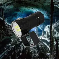 在飛比找樂天市場購物網優惠-14顆LED防水手電大功率10000流明潛水攝影補光燈捕魚燈