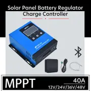 12V/24V/36V/48V Solar Panel Battery Regulator MPPT Controller 40A Bluetooth