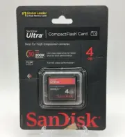 SanDisk 4 GB 30 MB/s ULTRA CF Compact Flash Memory Card (SDCFH-004G-A11)