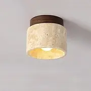 LED Ceiling Lights Warm White 1-Light Japanese Wabi Sabi Hotel Lobby Corridor Close to Ceiling Lighting Creative Restaurant Room Balcony Ceiling Lamp Fixtures