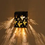 Solar Garden Lights Solar Lanterns Outdoor Garden Decor Hanging Hollowed Bees Solar Lights