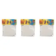 3x 2pc Hama Heart & Hexagonal Pegboard Set For Beads Building Kids Play Toy 5y