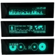 EV256 VFD Display Music Spectrum Wifi Voice-Activated Rhythm Light +Audio Cable-
