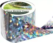 OFFO Bird Reflective Tape,100m(330feet) Bird Scare Tape Pigeon Deterrent Dual...