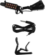Generic 1 Set Adjustable Volume Acoustic Guitar Pickup Easy Tool Installation for Folk Acoustic Guitars Effortless Sound Control No Damage Design Replacement Transducer Parts