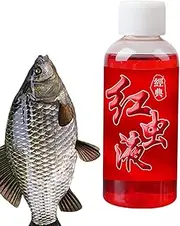 Mivpzisk Red Worm Liquid Fish Bait - Angling Additive Bait,Natural Red Worm Liquid Attractant for Fishing, Bass, Trout, Cod, Carp