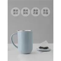 在飛比找ETMall東森購物網優惠-viva過濾茶杯茶水分離陶瓷杯辦公室馬克杯西西弗矢量咖啡泡茶