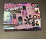 Ghoulicious Monster High Nail Art Studio Mattel Set 49 Pcs 2015 NIB NRFB