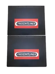 Freightliner Trucks 18" x 14.5" x 1/4" PDTCLAS Front Fenders Black Mud Flaps-Set