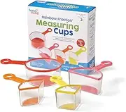 hand2mind HM93439-UK Rainbow Fraction Measuring Cups (Set of 4), Multi