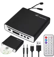 FLWLKEJI External Universal Car CD Player Vehicle CD Player Portable CD Playe...