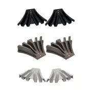 2x Gutter Downspout Diverters Rainwater Dispersal Extenders with Screw