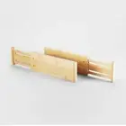 Set of 2 Bamboo Expandable Drawer Dividers - Brightroom™ 12-18" Length
