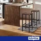 Bar Stools Set of 2 Kitchen Counter Dining Island Tall Chairs Height Barstools