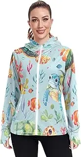 [RPLIFE] Gradient Purple Sun Shirt with Hood, Upf 50+ Light Zip up Hoodie Women, Cooling Shirt Women, Gradient Purple 52, XX-Large