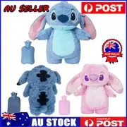 Stitch Hot Water Bottle Soft Winter Plush Warm Hand Bag Home Water Filling ASW