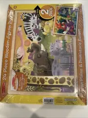 2 Melissa and Doug 24 Piece Wooden Jigsaw Puzzles